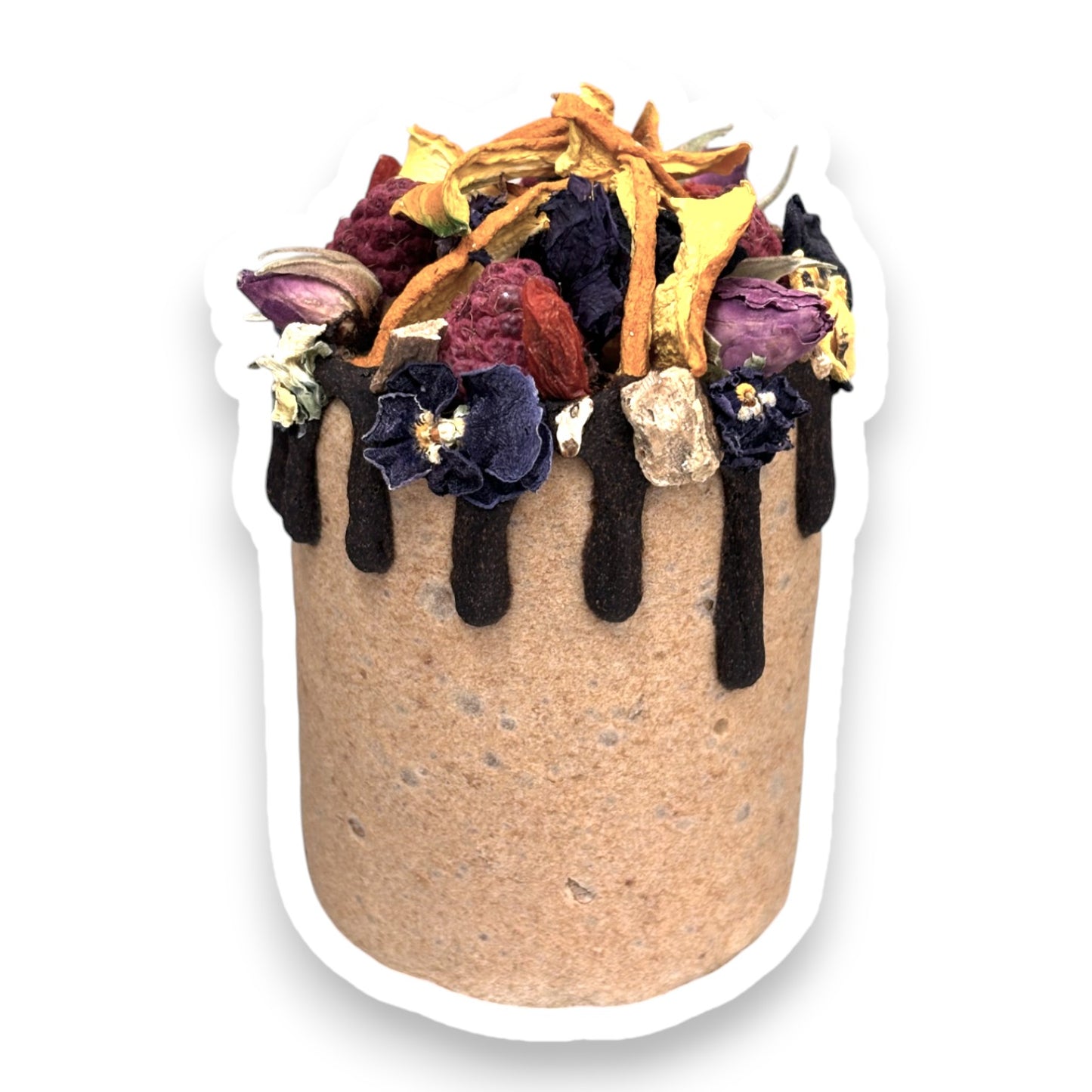 Gâteau d'anniversaire : Le DRIP-CAKE (Topping au choix)