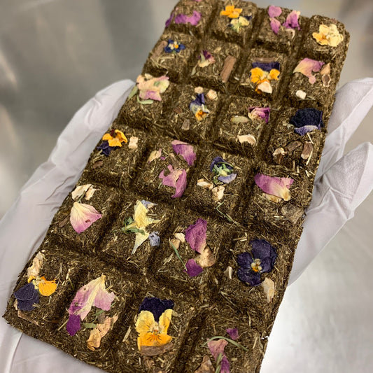 Tablette Choko'Blossom - FLEURS DE PENSÉE (Mini ou Maxi)