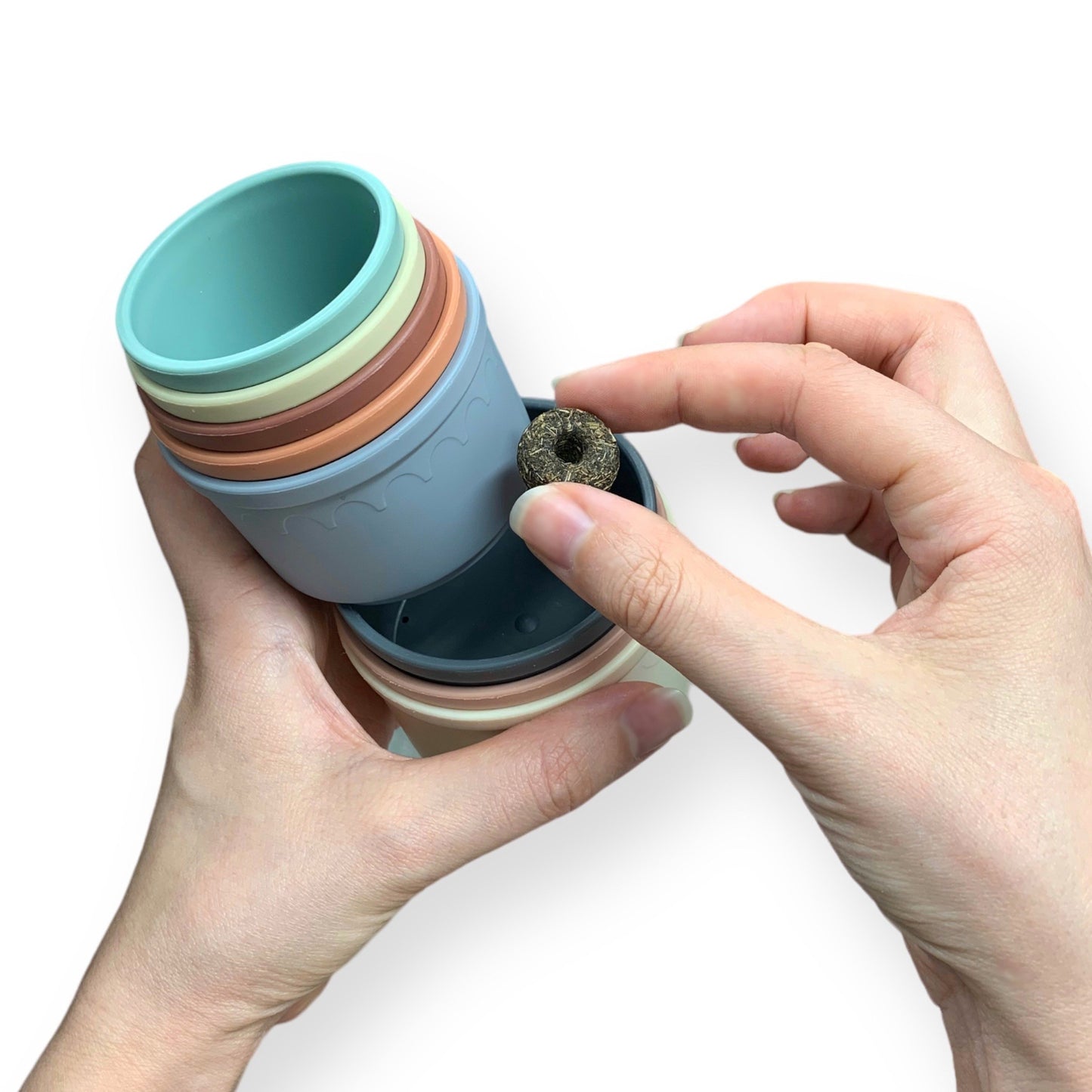 Cups empilables : Base Crème, Rose ou Grise