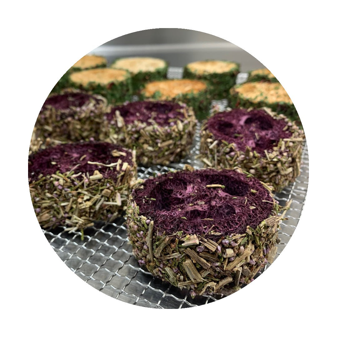 Spooky Crunchy Loofah's - Pomme & Myrtille #Halloween