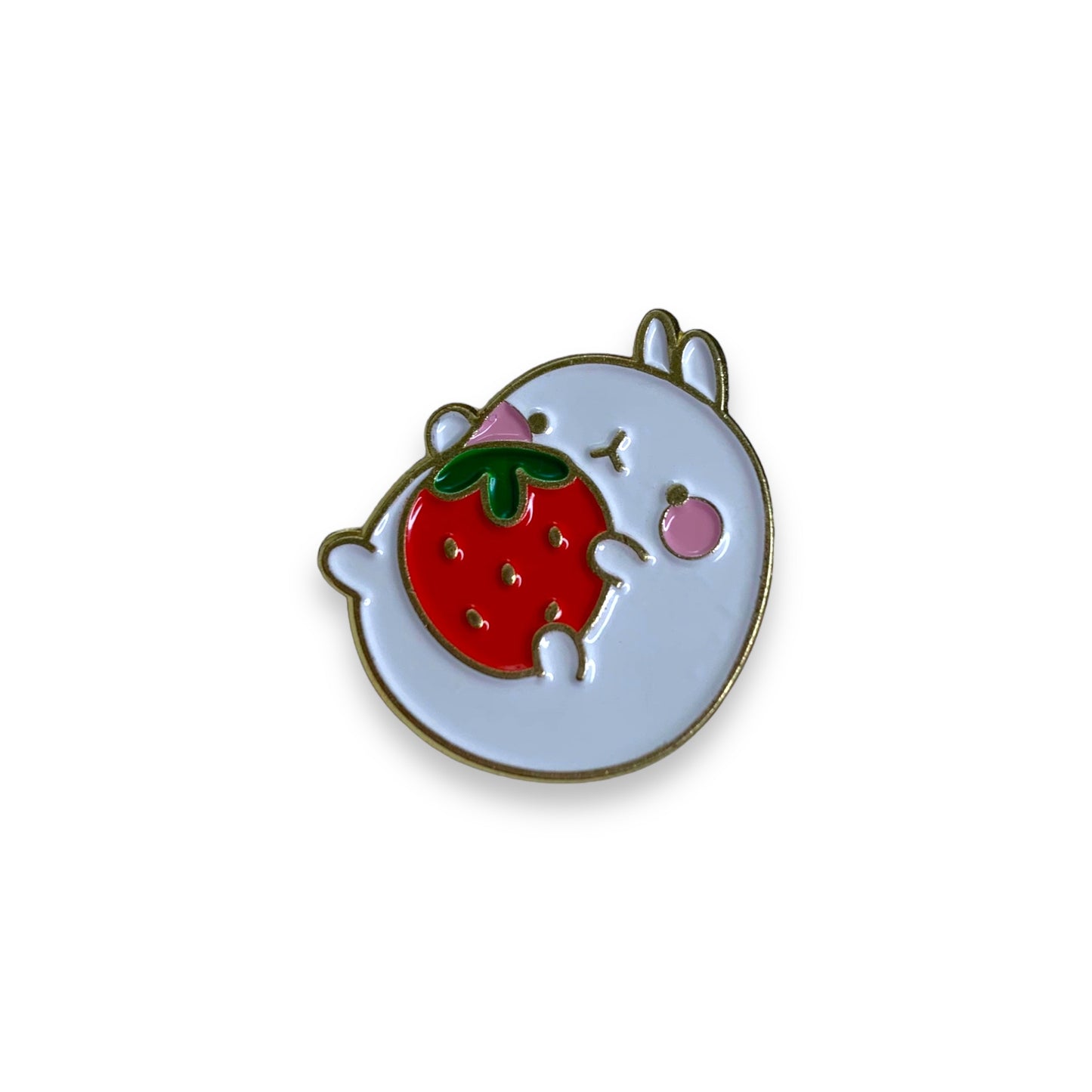 Pin's Lapin & Fraise (Molang)