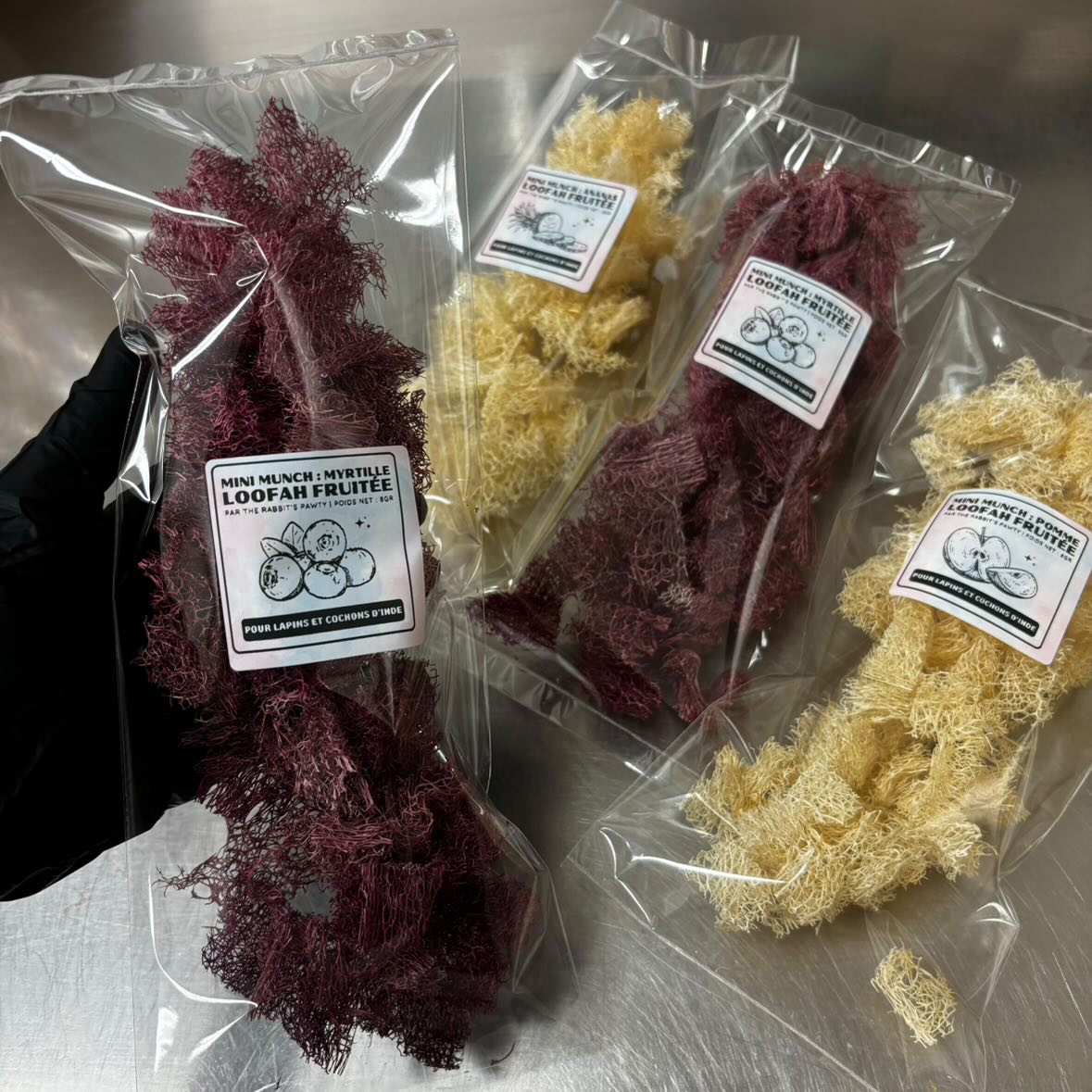 Loofah fruitée : Mini Munch's